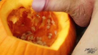 Daniel James Fucks Pumpkin With His Thick Cock and Cums