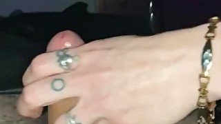 Sounding handjob with post orgasm torture HUGE LOAD cum twice