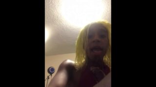 Ebony teen sucking chocolate dick