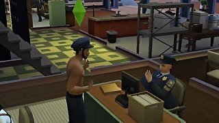 hard at work sims 4