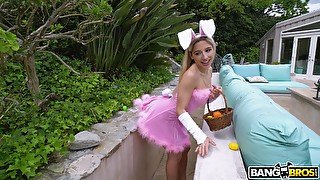 Naughty bunny Abella Danger enjoys getting fucked balls deep