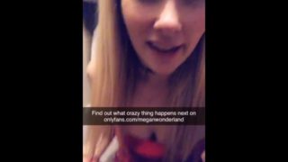 Only fans Megan Wonderland strange request 2 hide from daddy & play w pussy