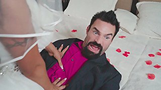 Crazy Hardcore Porn Scene Featuring Slutty BBW Bride