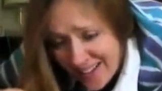 Mom's first time crying Anal