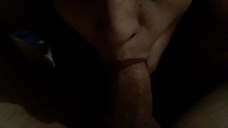 Latina blowjob + cumshot!