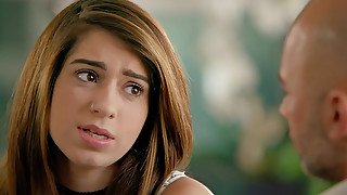 Stepdaughter Joseline Kelly losing anal virginity with dad
