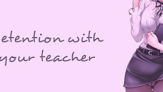 Detention With Your Teacher (Teacher Series) - SOUND PORN - English ASMR