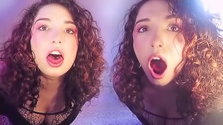 Burping in your ears - sexy bodystocking - drinking 3 liters of coke