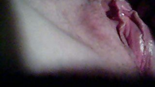 Mouth watering closeup video of my petite wife's pink wet snatch