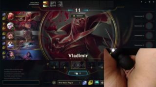 Playing League of Legends with a vibrator on my clit #1 Luna