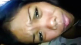 Dirty talking asian girl wants her bf to fuck her in the ass and masturbates with a lollypop