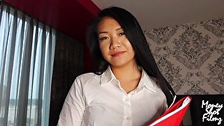 My Hot Asian Assistant Gets Fucked For A Raise 💦😈🤑