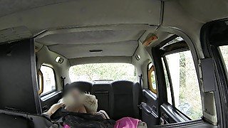 FakeTaxi Anal threesome in London Cab