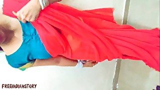 Horny Indian Bhabhi fuck with dever  With Hindi Audio