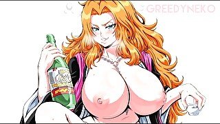 Rangiku Matsumoto Oral job Deepthroat (Bleach)