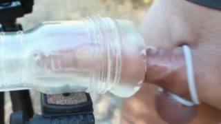 Intense Moaning Orgasm - Guy Dirty Talking And Fucking FlashLight