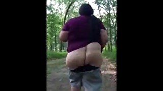 NAKED FAT ASS WALK