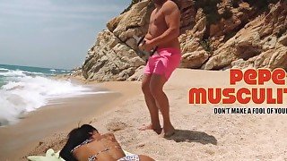 PornDoePedia - Noe Milk Sexy Portuguese Teen Gets Dicked Down At The Public Beach