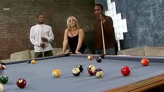 Marvelous Georgia Peach Has Interracial Sex With Two Black Guys