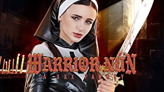 Petite Teen Warrior Nun Is Begging For Your Dick