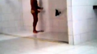 caught a guy turned on in gym shower