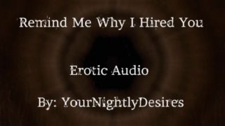 Interview Part 2 Why Did I Hire You? [Spanking] [Kissing] [Office Sex] (Erotic Audio for Women)