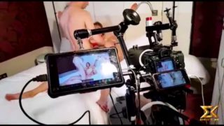 Behind the scene of double anal custom video