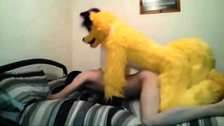 Skinny Twink Fucked By Mascot