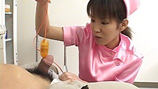 Natural breasts nurse Shino Isshiki enjoys getting fucked deep