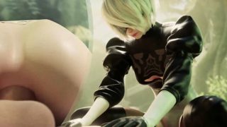 2B with Sport Body Gets a Huge Fat Dick in Her a Virgin Anal