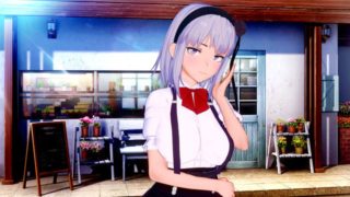 Dagashi Kashi: SEXY WAIFU HOTARU RIDES COCK UNTIL CREAMPIE (3D Hentai)