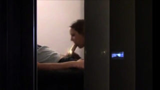 Cheating GF Blowjob Caught On Hidden Cam