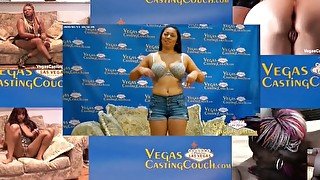 MILF in Vegas - Does First Ever HOT Ass Fucking - POV - Clit Rubbing Toys - Sucking Cock On Her Back