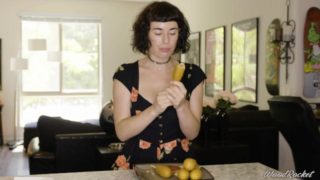 Porn Stars Eating: Olive Glass Loves Corn Dogs