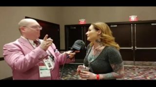 Catherine Rawks with Jiggy Jaguar AEE 2019 Las Vegas NV