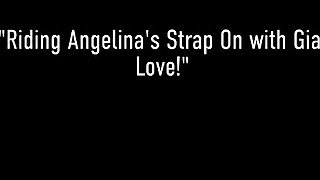 Lesbians Carmen Valentina And Gia Love Ride Angelina Castro's Strap On Cock
