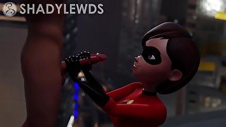 Helen Parr Rooftop Handjob