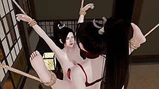 Futa Mai shiranui Bondage