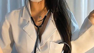 Sexy Latina RolePlay Medica fazendo sexo oral ate gozar na boca JOI