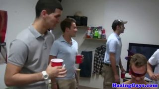 Dorm students cocksuck and assfuck in group