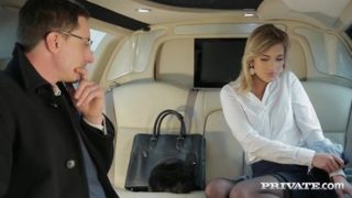 Classy New Cummer Ria Sunn Gets Destroyed in the Back of a Limo