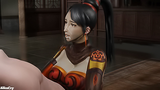 Lian Shi titfuck (Dynasty Warriors 7)