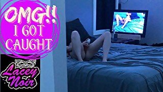 Amateur Got Caught Filming and Masturbating