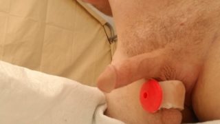 Massager on balls cum in 1 minute hands free