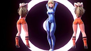 Zero Suit Samus Hip Sway Dance (TikTok)