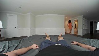 Shemale Prisoner in VR Porn POV