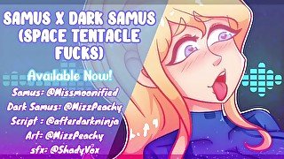 [NSFW AUDIO} SAMUS x DARK SAMUS (SPACE FUCK) F4F