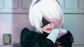 2B in her ass