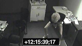 Girl pees in coworkers drink on office security cam