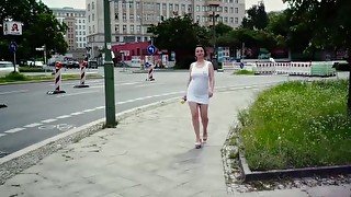 BUMSBESUCH - Big Booty Porn Star Gets Fucked From Behind By Number One Fan - LETSDOEIT